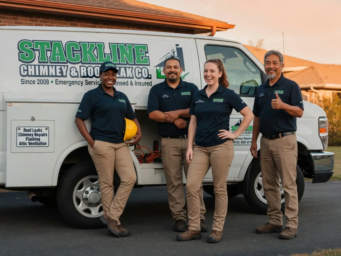 Chimney flashing repair company in Bergland, MI